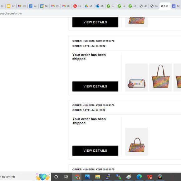 🌈 Coach Holden Crossbody With Rainbow Coin Case *Special Edition* ❤️ - Picture 14 of 14